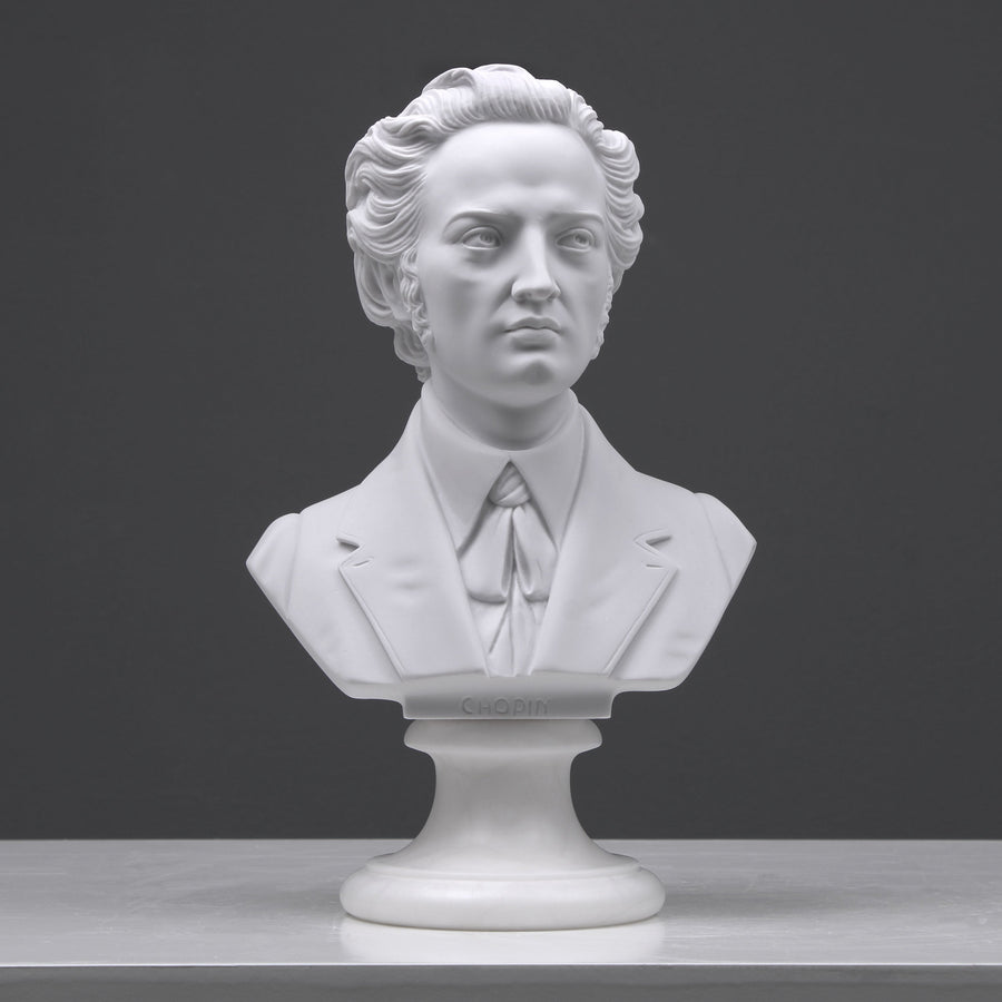 Chopin Büste Skulptur (Klein)