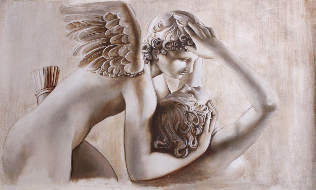 Liebe von Amor und Psyche Fresko Gemälde