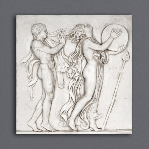 Tanz zu Ehren des Dionysos Flachrelief
