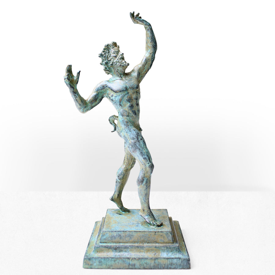 Tanzender Faun Statue (Bronze)