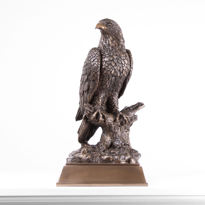 Adler (Bronzierte Skulptur aus Kunstharz)