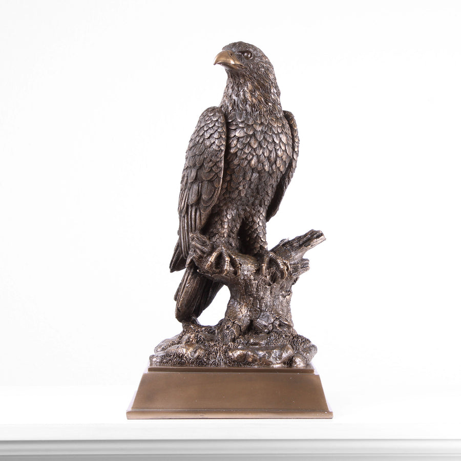 Adler (Bronzierte Skulptur aus Kunstharz)