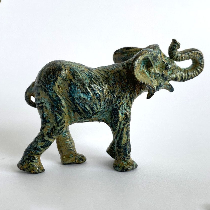 Elefantenstatue (Bronze, Klein)