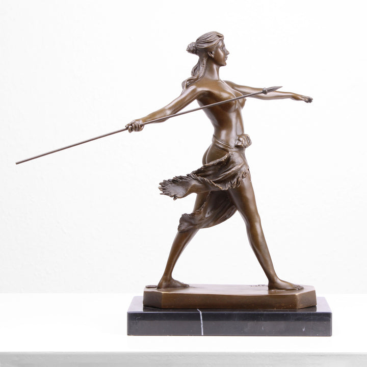 Amazone Statue (Bronze, Wachsguss)