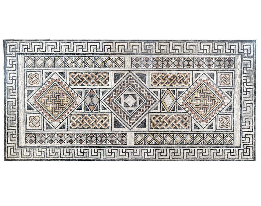 Geometrischer Teppich Marmor-Mosaik