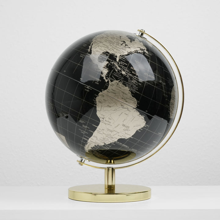 Gold & Schwarzer Globus (Moderne Dekoration)