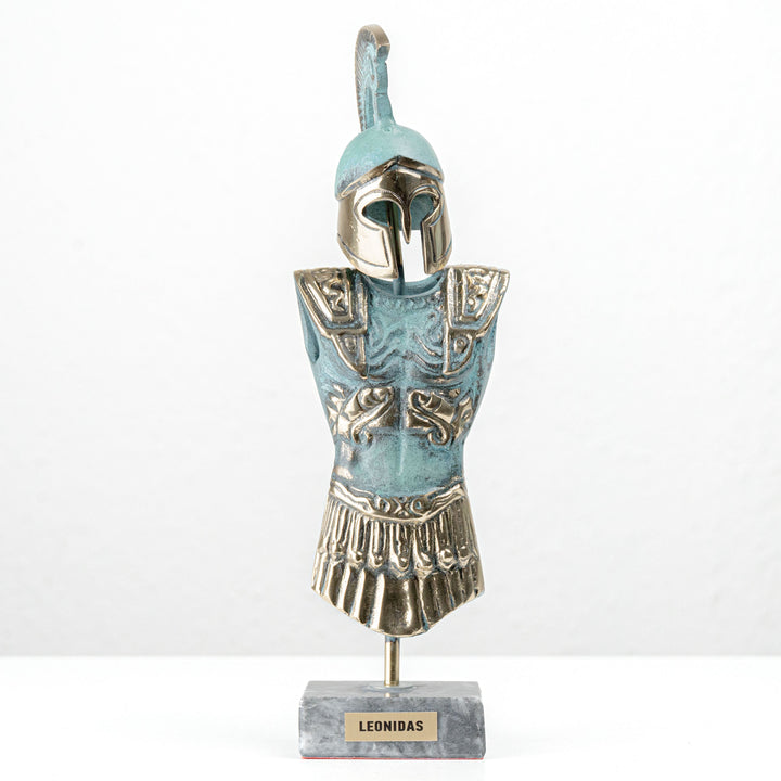 Griechische Ruestung – Spartanischer Hoplit Leonidas (Messing Skulptur)