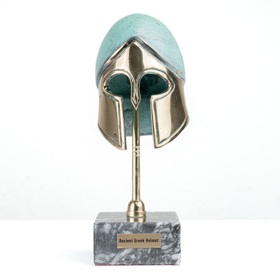 Griechischer Helm – Klassischer korinthischer Typ (Messing Skulptur)