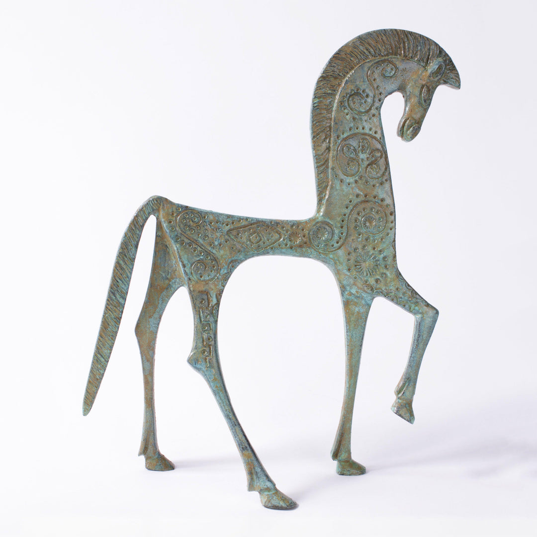 Griechisches Pferd Statue (Bronze)