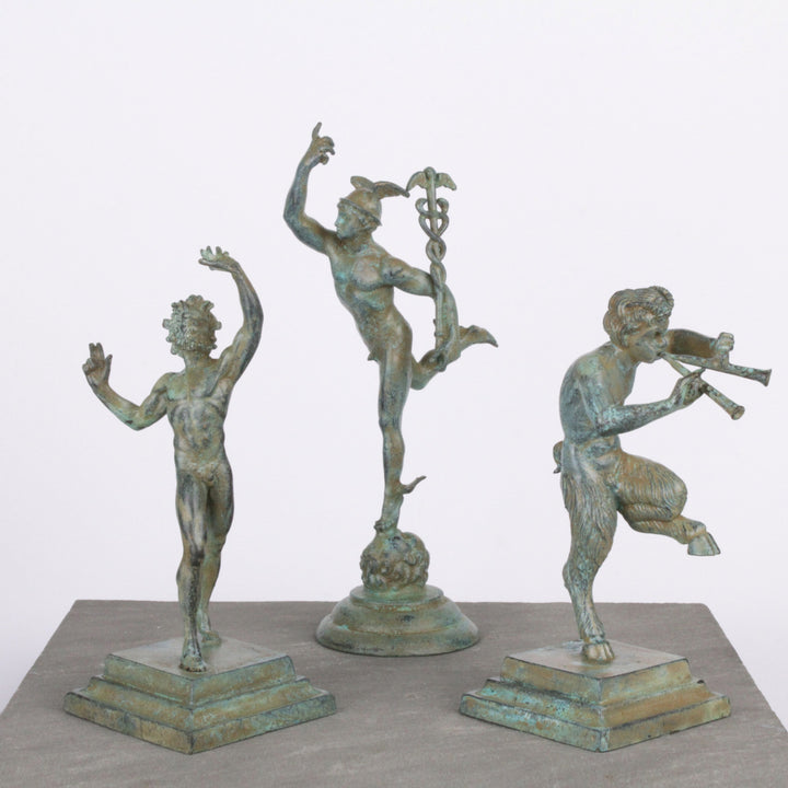Tanzender Faun Statue (Bronze)