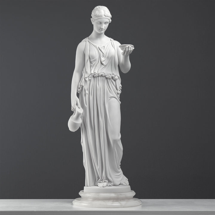 Hebe Figur (Göttin der Jugend, Neoklassisches Modell nach Thorvaldsen)