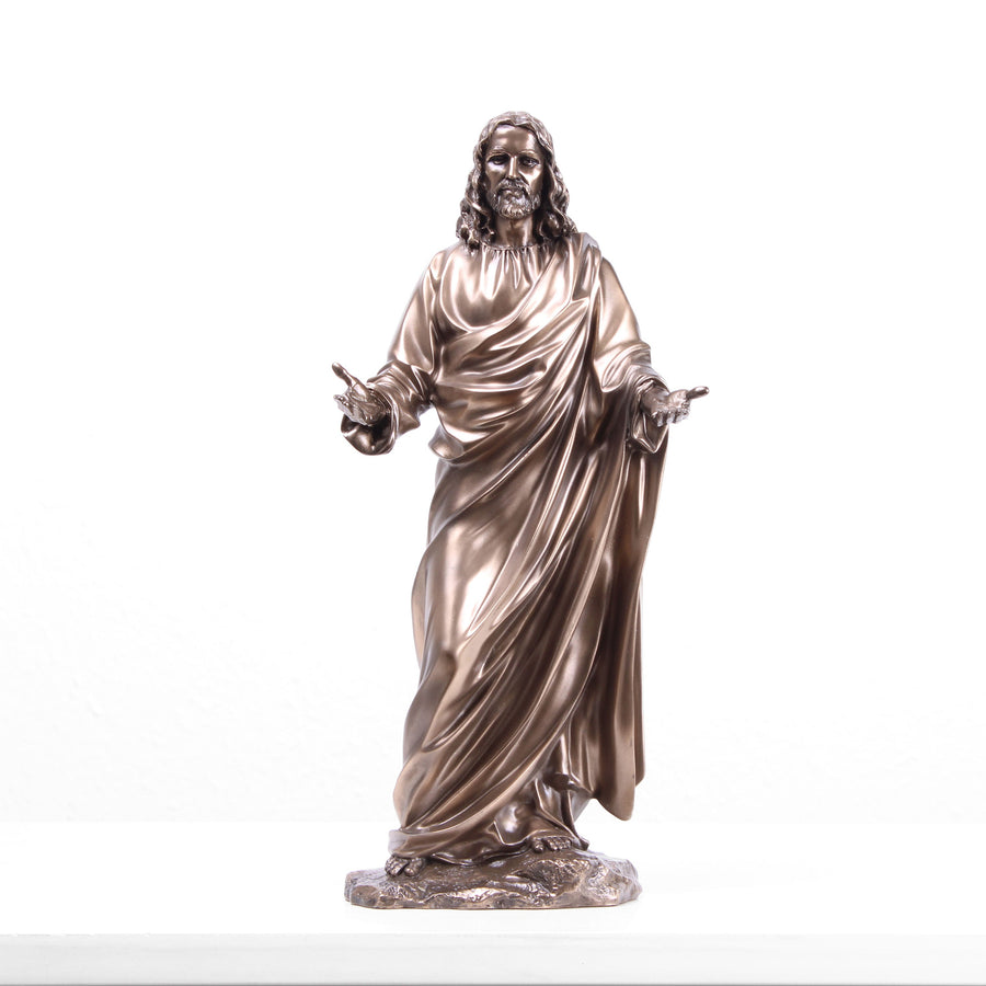 Jesus Christus Prediger Statue (Kaltguss-Bronze Skulptur)