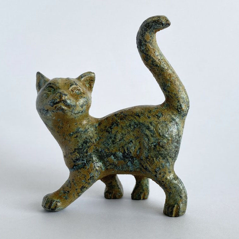 Kätzchen Statue (Bronze)