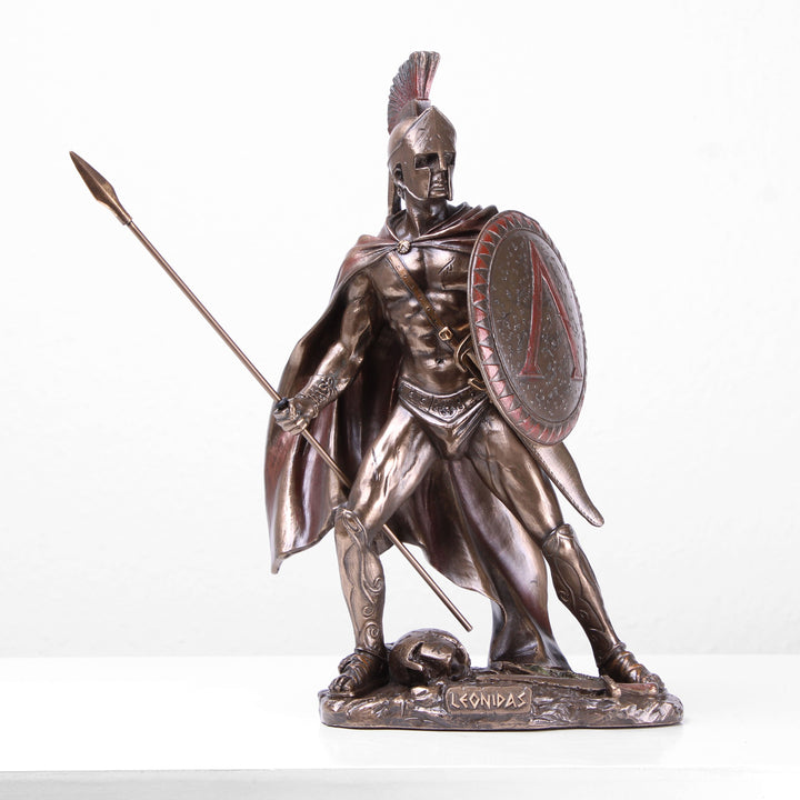 Leonidas (Bronzierte Skulptur aus Kunstharz)