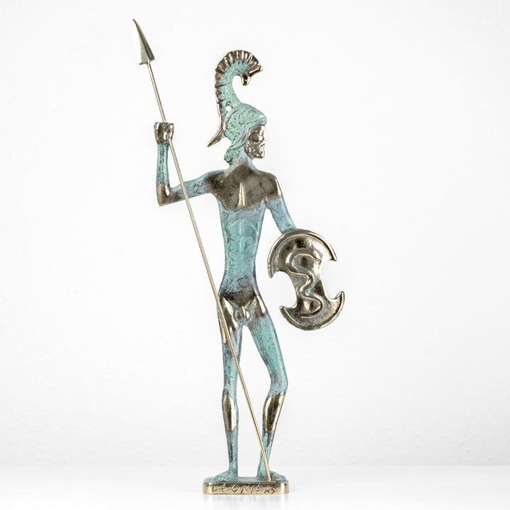 Leonidas – Griechischer Krieger (Messing Skulptur)