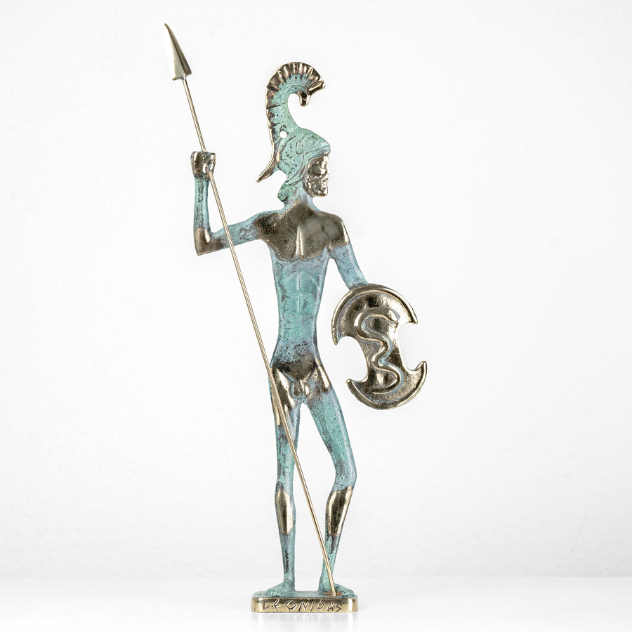 Leonidas – Griechischer Krieger (Messing Skulptur)