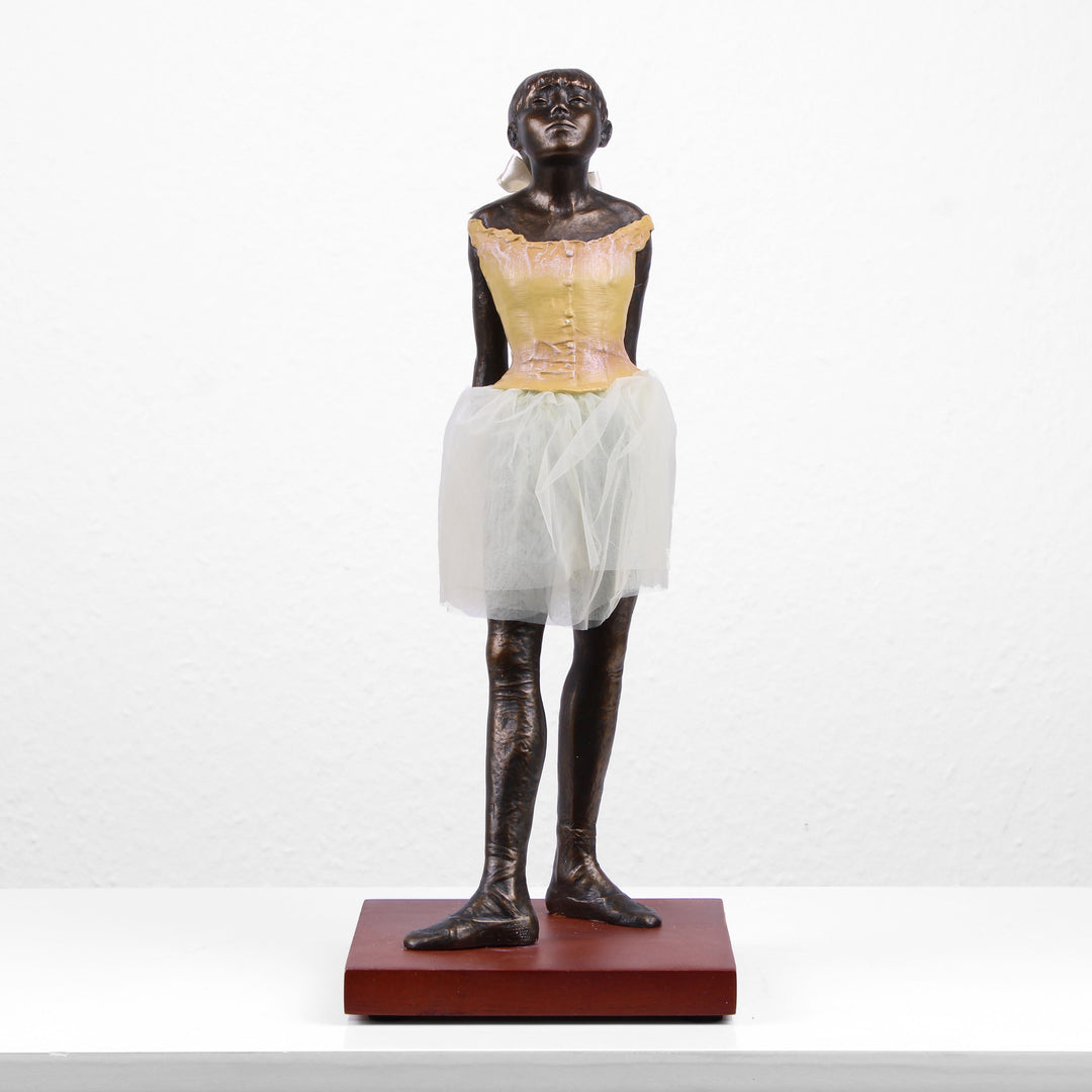 Große Tänzerin Skulptur (Bronzierte Statue aus Kunstharz)