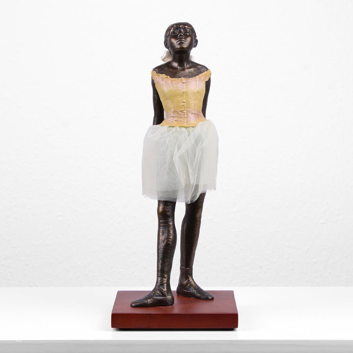 Große Tänzerin Skulptur (Bronzierte Statue aus Kunstharz)