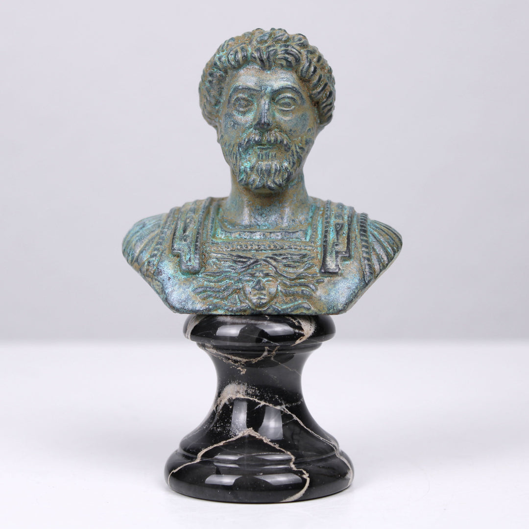 Marcus Aurelius Büste (Grüne Bronze)