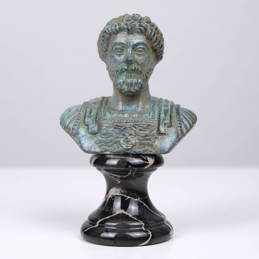 Marcus Aurelius Büste (Grüne Bronze)