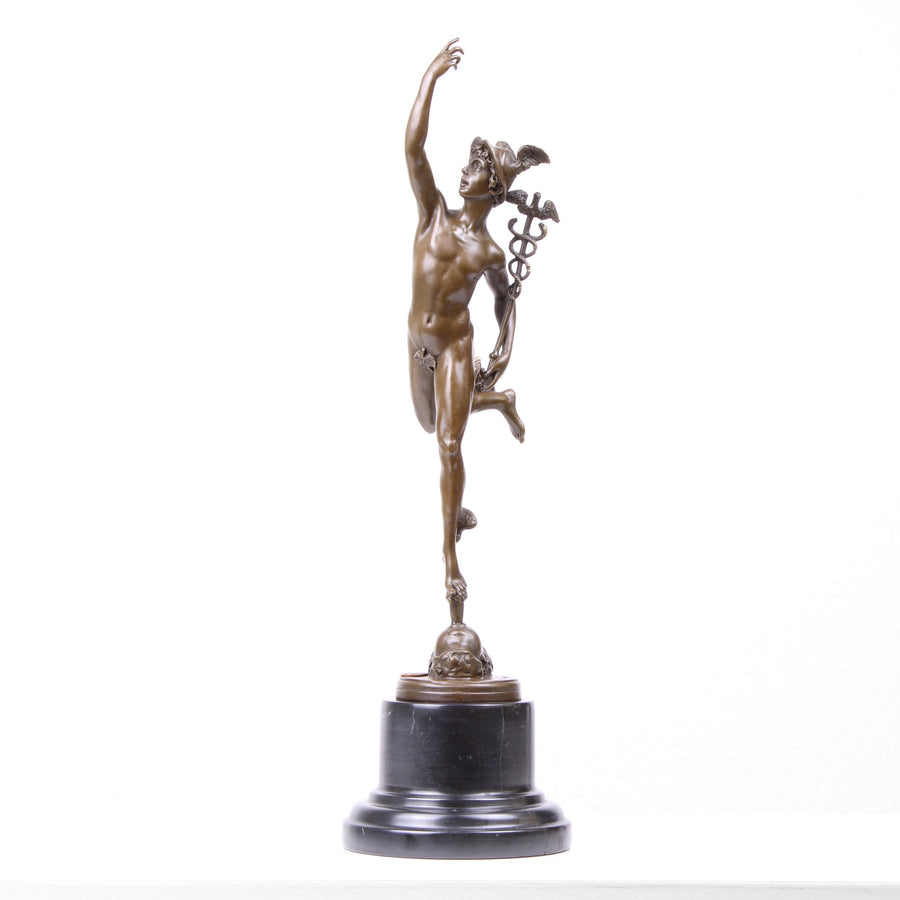 Merkur Statue (Bronze, Wachsguss)