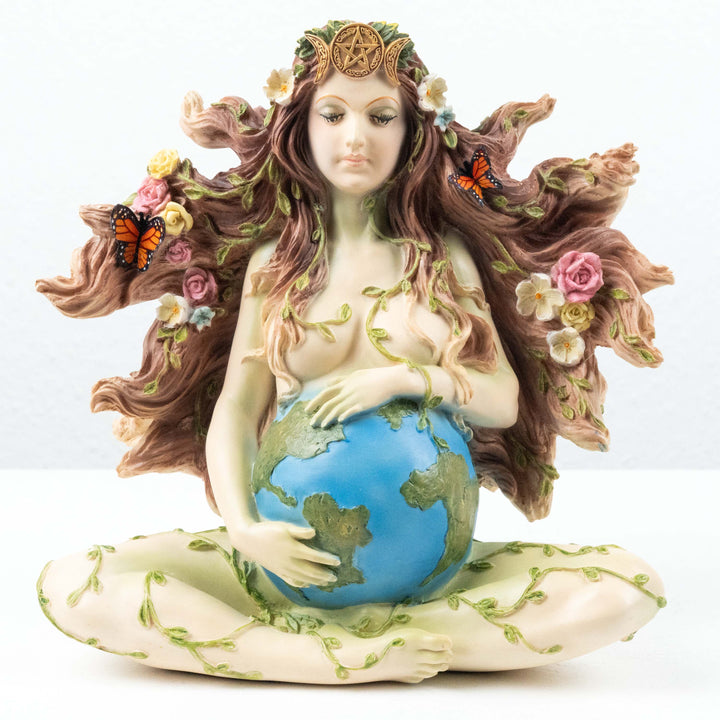 Mutter Erde Gaia Statue (Bunte Harz Skulptur)