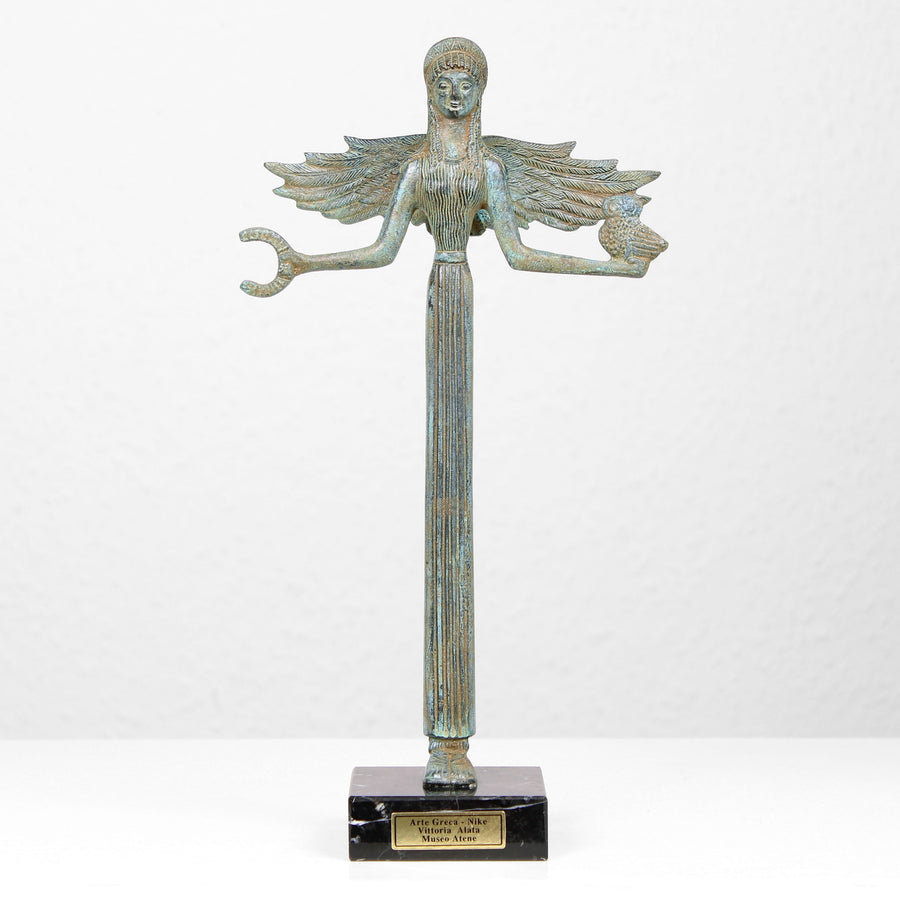 Nike Göttin Statue – Griechische Bronze Skulptur