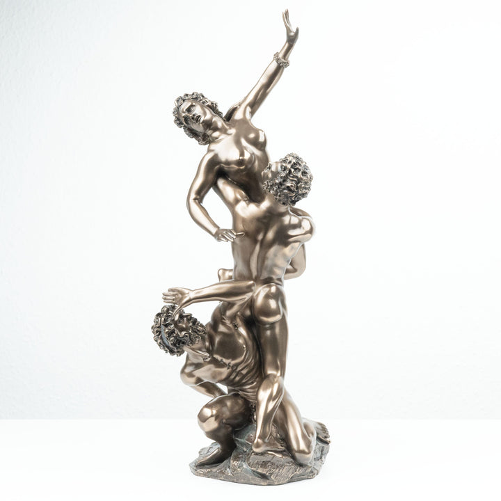 Raub der Sabinerinnen von Giambologna (Bronzierte Skulptur aus Kunstharz)