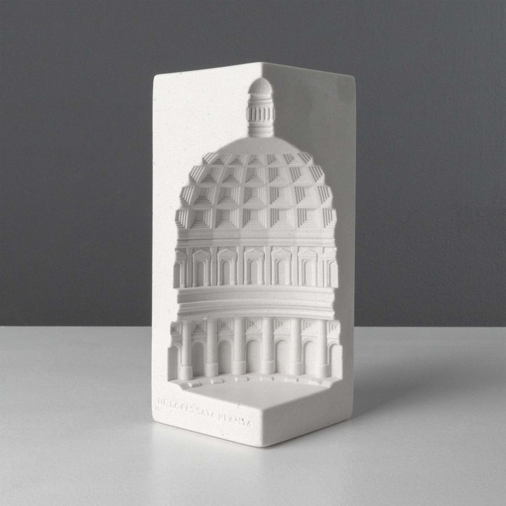 Marmorskulptur Klassische Architektur „De la Passata Pianta“ (Paar)