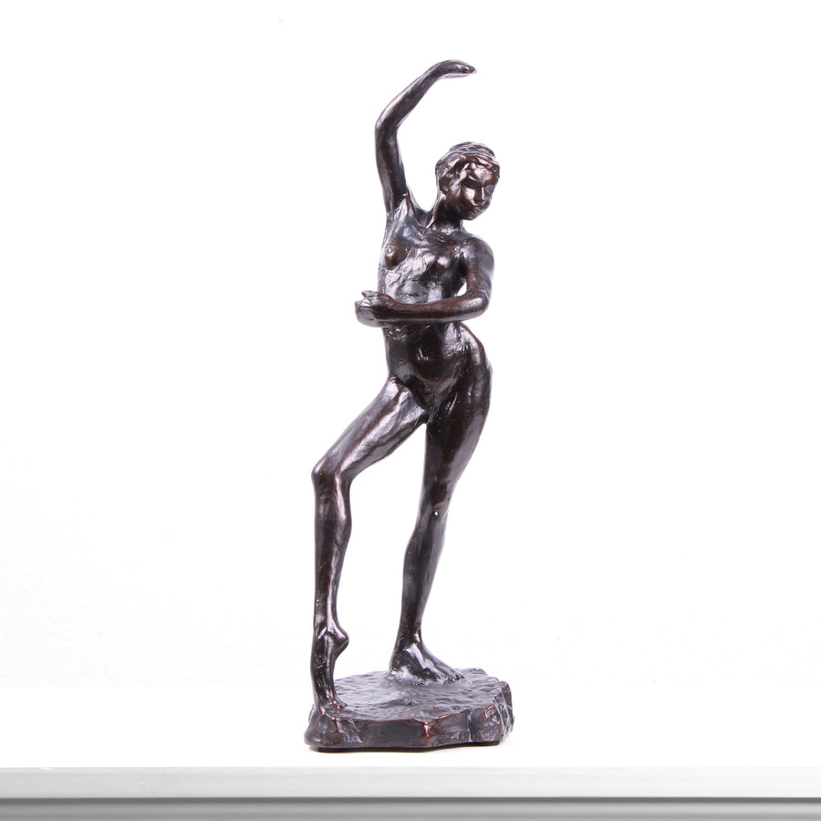 Spanischer Tanz Statue – Bronzierte Skulptur aus Kunstharz