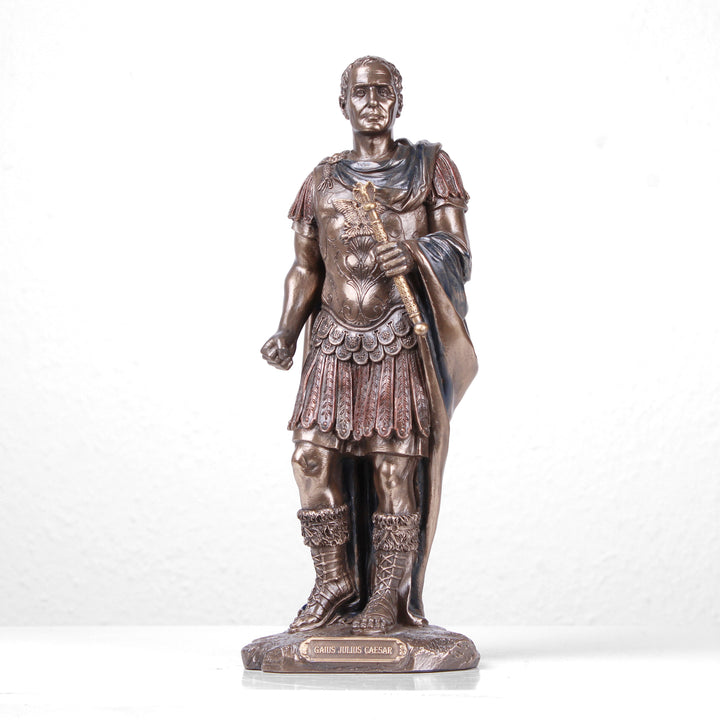 Julius Caesar (Bronzierte Skulptur aus Kunstharz)