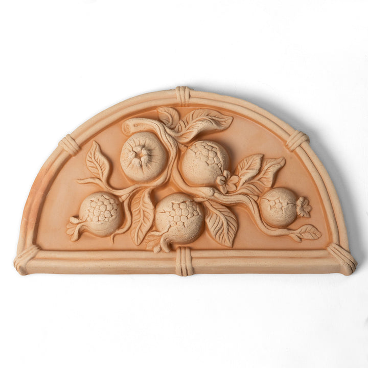 Terrakotta Granatapfel Relief