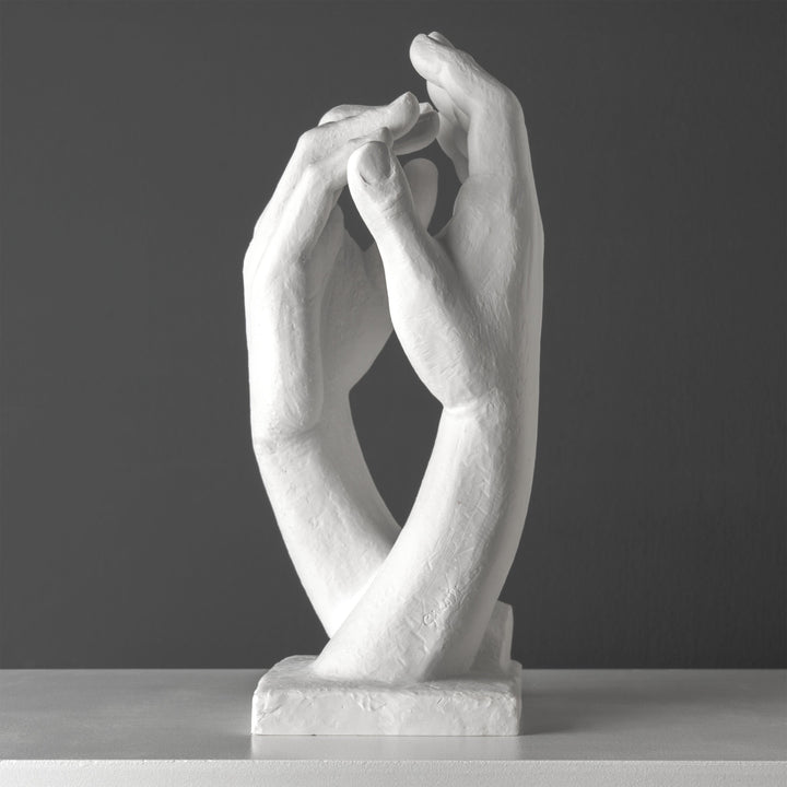 Statue der Kathedralenhand von Rodin (Gross, Weiss)