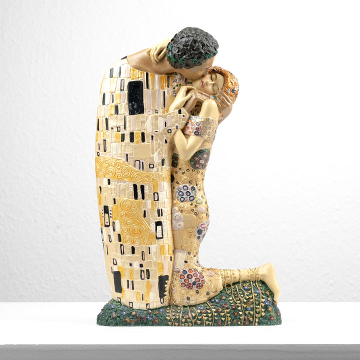 Der Kuss Skulptur von Klimt (Groß, Liebespaar Statue)