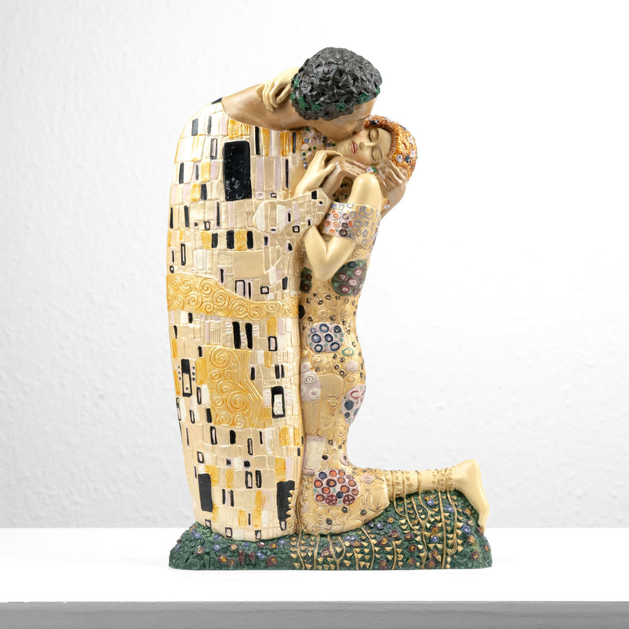 Der Kuss Skulptur von Klimt (Groß, Liebespaar Statue)