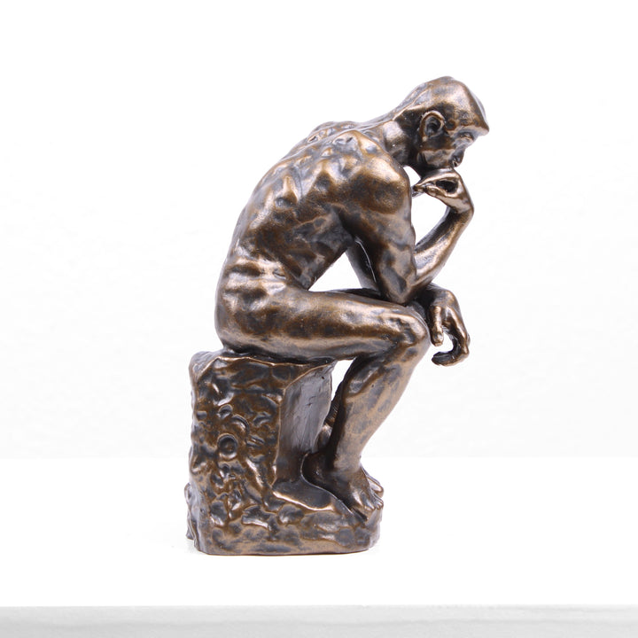 Der Denker Statue von Rodin (Bronzierte Skulptur aus Kunstharz)