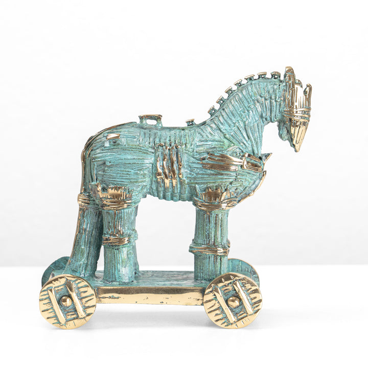 Trojanisches Pferd (Messingskulptur)