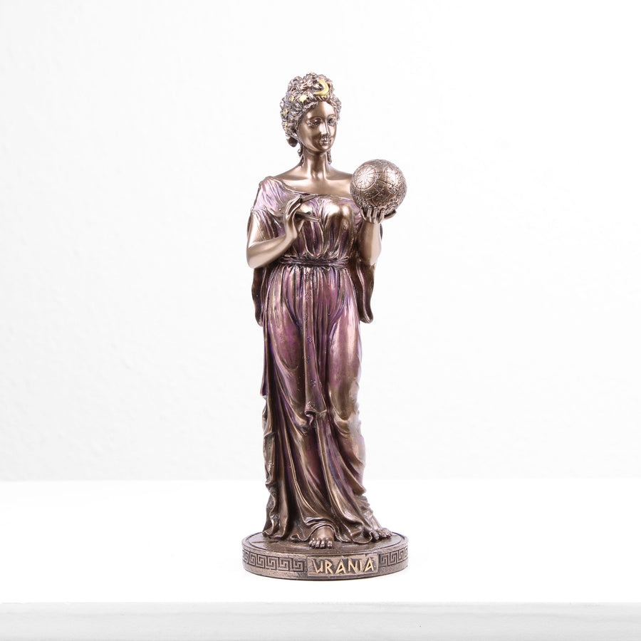 Urania Griechische Goettin Statue (Kaltguss-Bronze Skulptur)