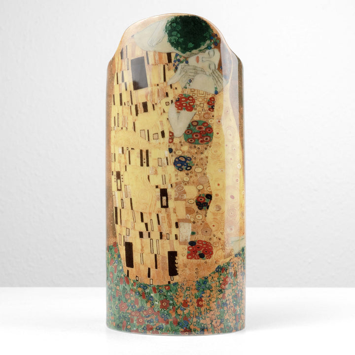Keramikvase „Der Kuss von Klimt“