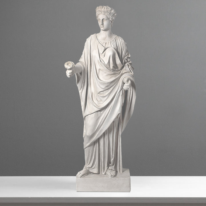Venus mit Rose Lebensgrosse Statue (Gross)