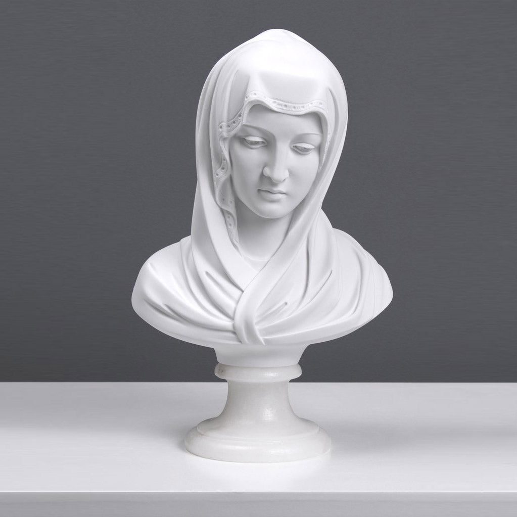 Jungfrau Maria Büste Skulptur (Mittel)