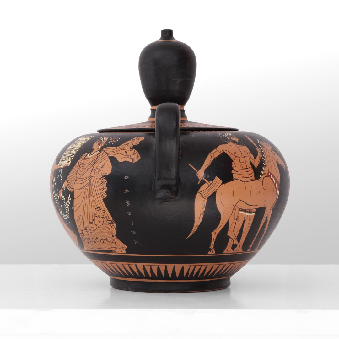 Antike griechische rotfigurige Fontaniera Vase