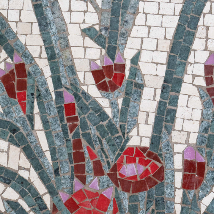 Blume Marmor-Mosaik