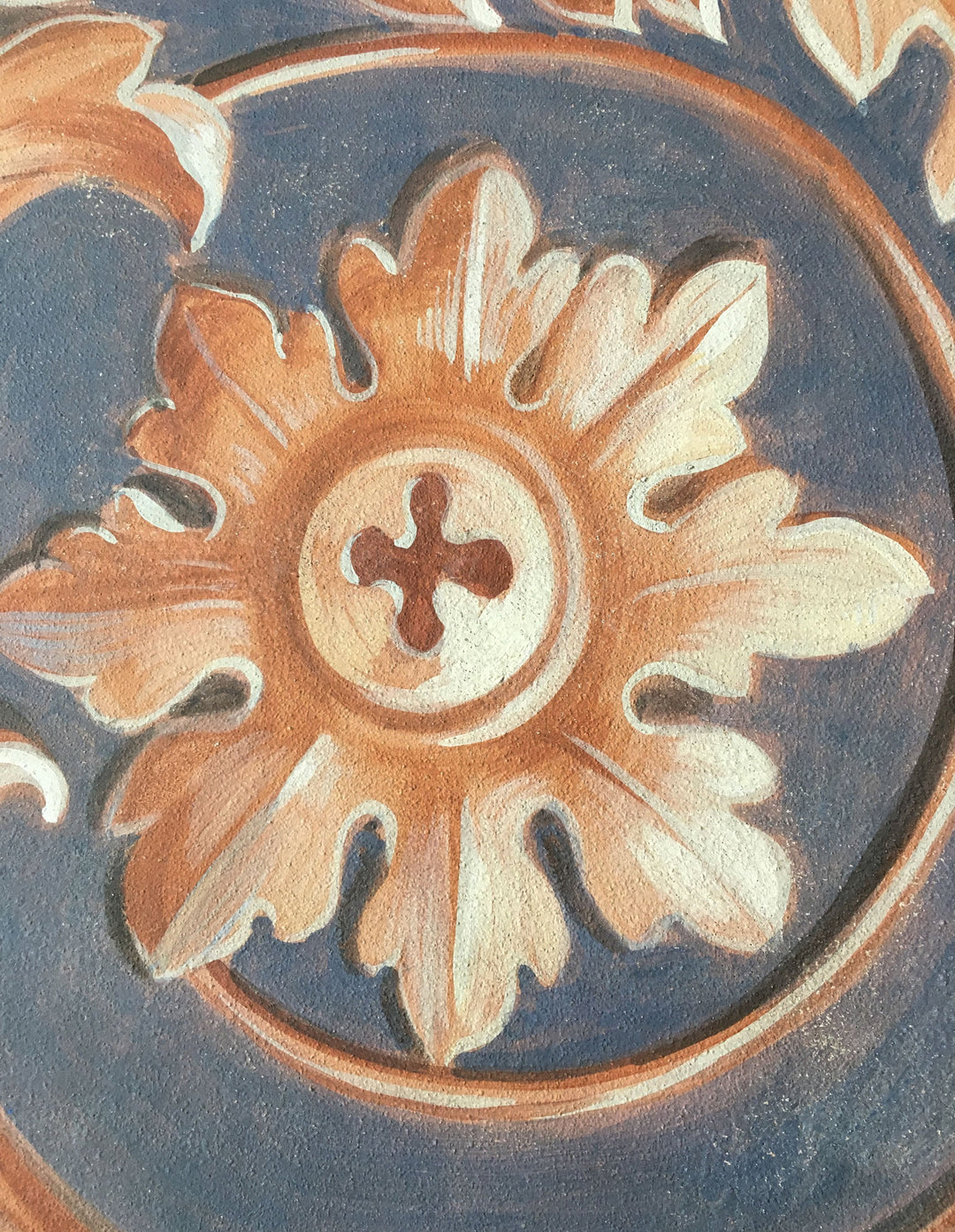 Antikes Ornamentales Fresko Gemälde