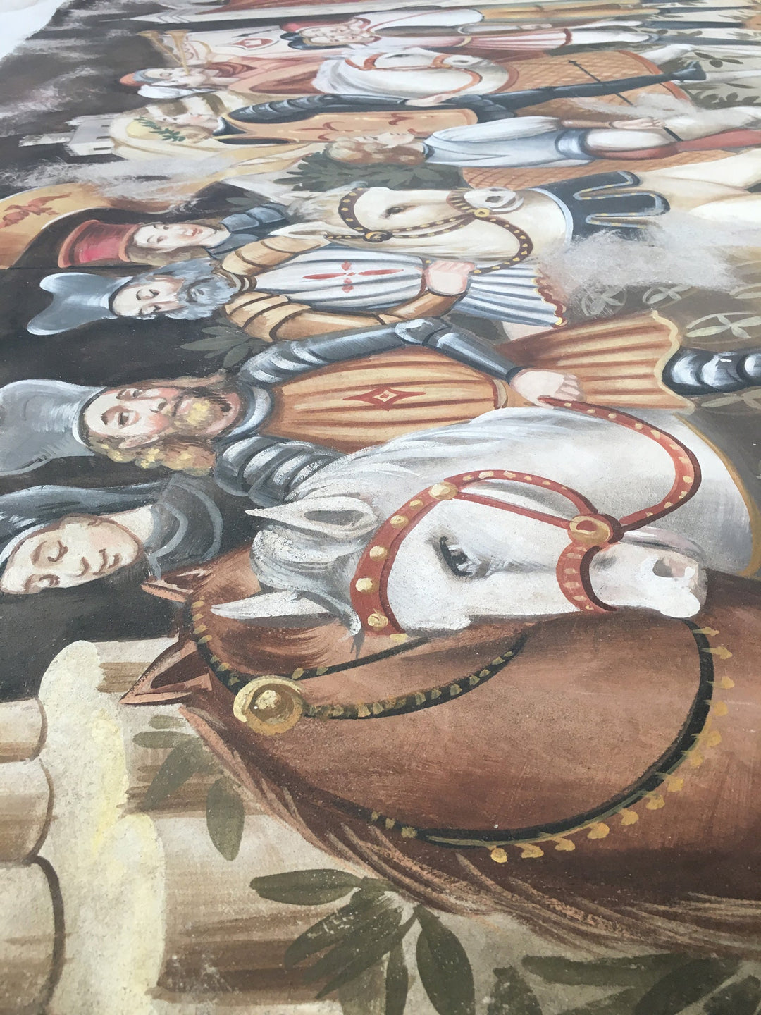 Genuss des Sieges Fresko Gemälde