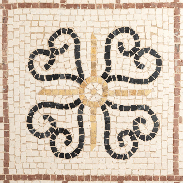 Geometrisches Fries Marmor-Mosaik