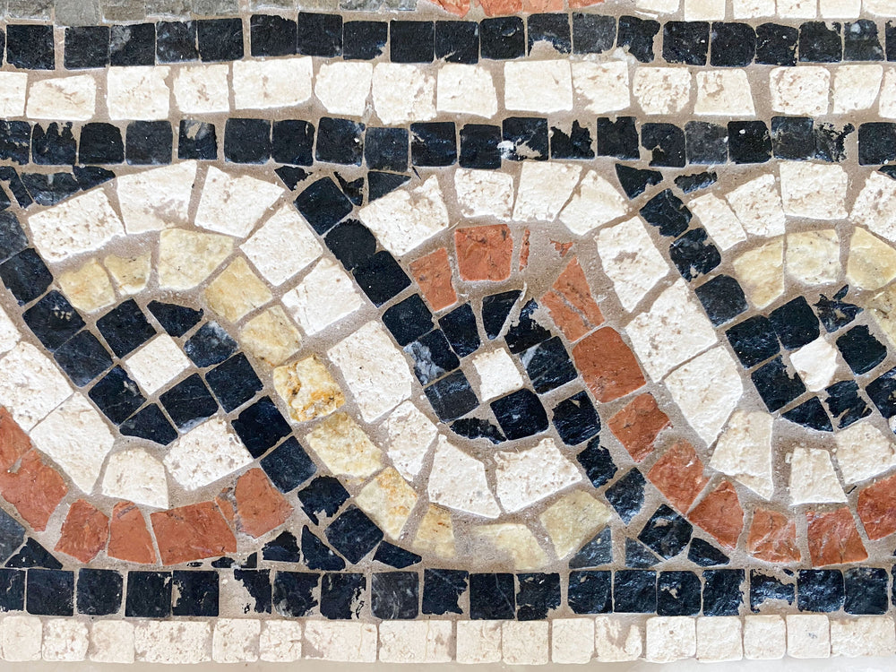Enten aus den Jahreszeiten Marmor-Mosaik