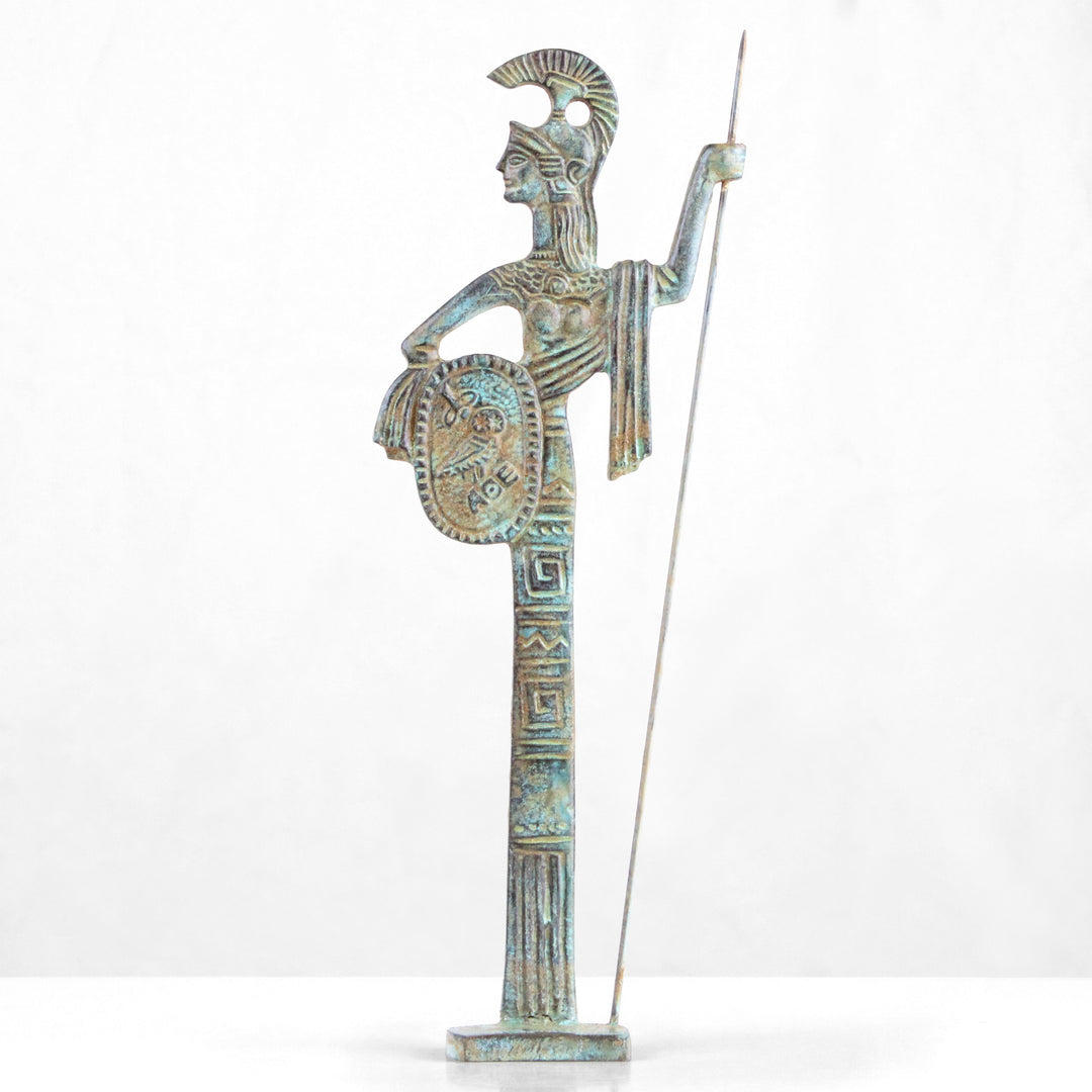 Athena Statue (Bronzefarben, Klein)