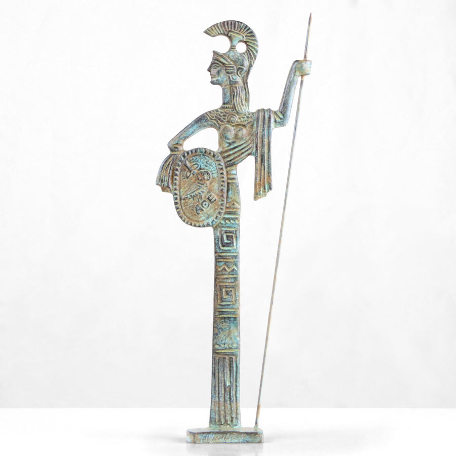 Athena Statue (Bronzefarben, Klein)