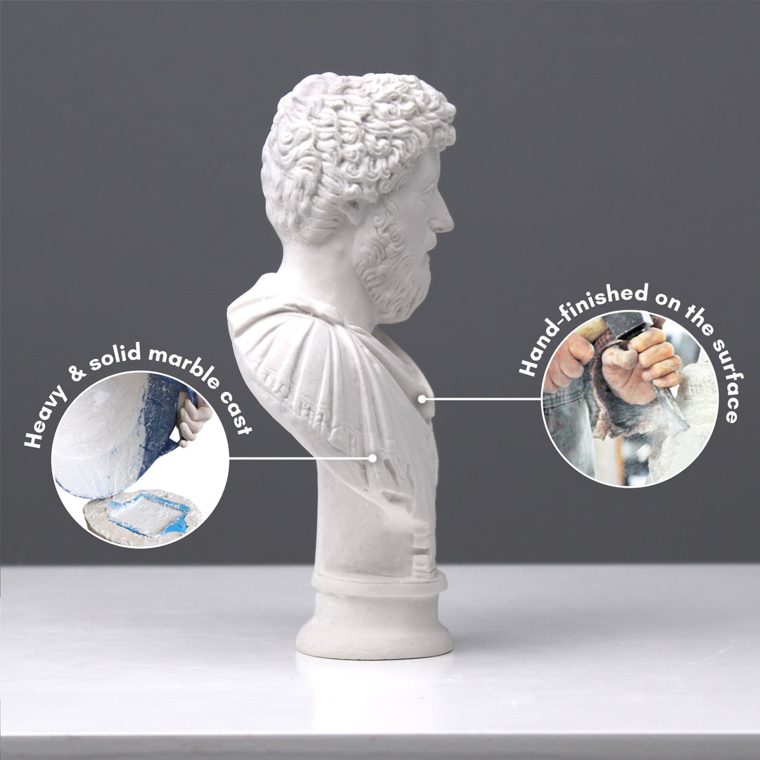 Marcus Aurelius Büste – Kleine römische Statue